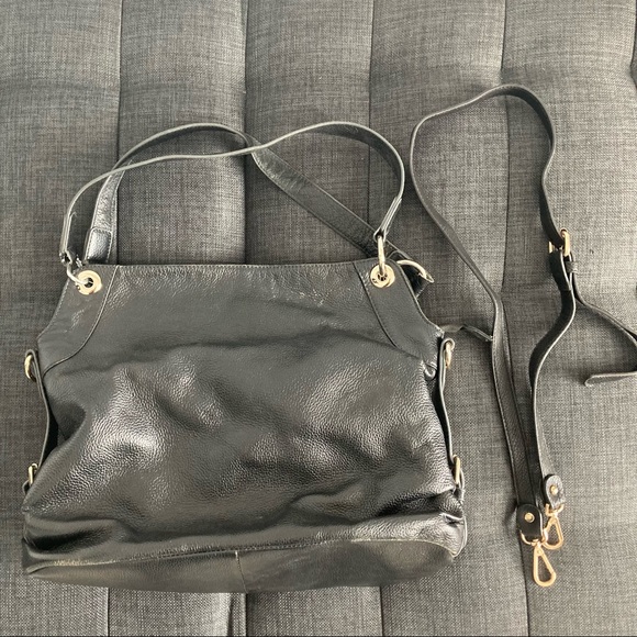 Black leather purse - Picture 1 of 3